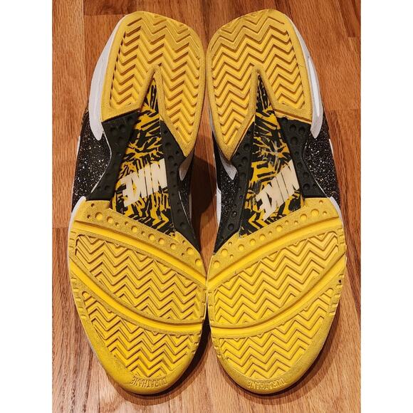RARE 1992 Men’s Size 8.5 Nike Air Challenge Huarache Bright Goldenrod Agassi VTG main image 6